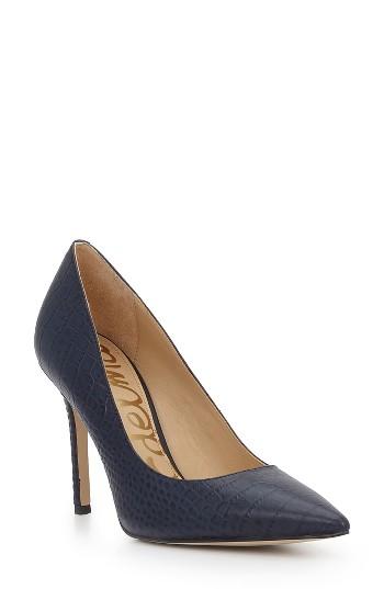 Women's Sam Edelman Hazel Pointy Toe Pump M - Metallic