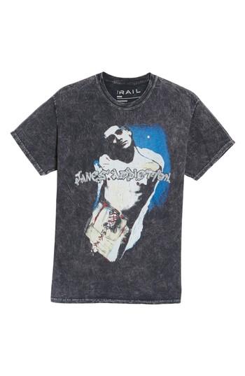 Men's The Rail Jane's Addiction T-shirt, Size - Black
