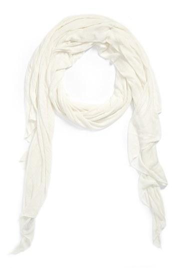 Made Of Me Oversized Scarf Womens Ivory One Size