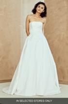 Women's Nouvelle Amsale Ana Strapless Ballgown, Size In Store Only - Ivory