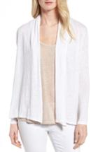Women's Two By Vince Camuto High/low Linen Cardigan - White
