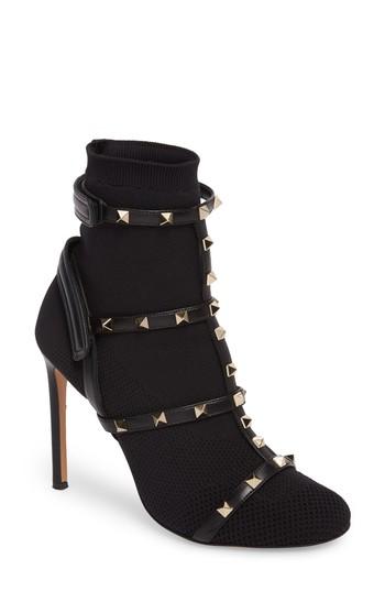 Women's Valentino Garavani Rockstud Bodytech Bootie Us / 36eu - Black