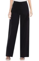 Women's Vince Camuto Lace-up Wide Leg Pants - Black