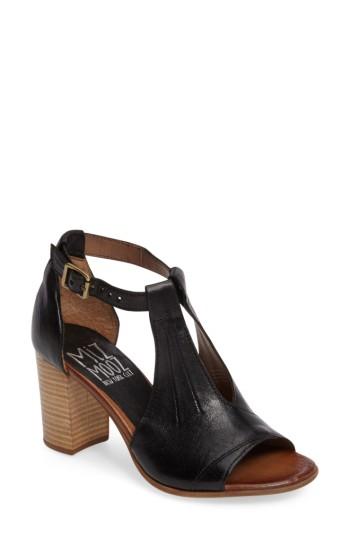 Women's Miz Mooz Savannah T-strap Strap Sandal Eu - Black