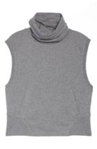 Women's Nike Funnel Neck Vest - Grey