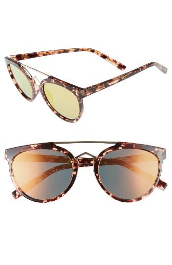 Women's Bonnie Clyde Rose 53mm Retro Sunglasses - Lovesick Red