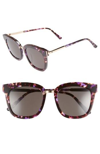Women's Gentle Monster Button 54mm Zeiss Lens Sunglasses - Purple/ Gold