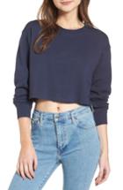 Women's Sub Urban Riot Gigi Crop Sweatshirt - Blue