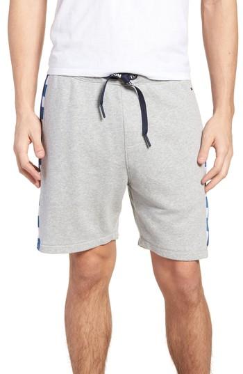 Men's Tommy Jeans Chequered Knit Beach Shorts - Grey