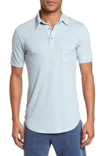 Men's Goodlife Scallop Polo - Blue