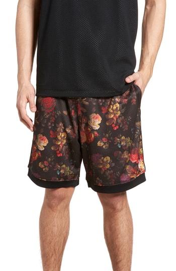 Men's Nike Sb Dry Floral Shorts - Black