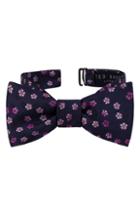 Men's Ted Baker London Ombre Flower Silk Bow Tie, Size - Pink