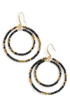 Women's Cristabelle Beaded Frontal Hoops