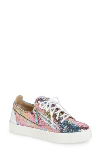 Women's Giuseppe Zanotti May London Low Top Sneaker M - Purple