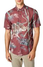 Men's 7 Diamonds Leap Of Faith Trim Fit Sport Shirt - Red