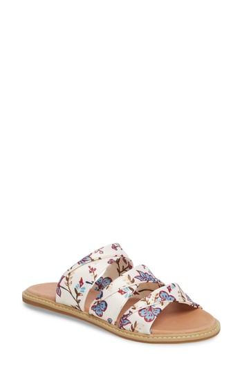 Women's Caslon Cooper Slide Sandal M - White