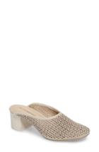 Women's Kelsi Dagger Brooklyn Lincoln Perforated Mule .5 M - Beige