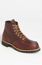 Men's Red Wing Moc Toe Boot D - Brown (online Only)