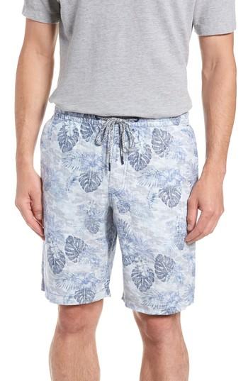 Men's Tommy Bahama Tidal Palms Linen Shorts - Blue