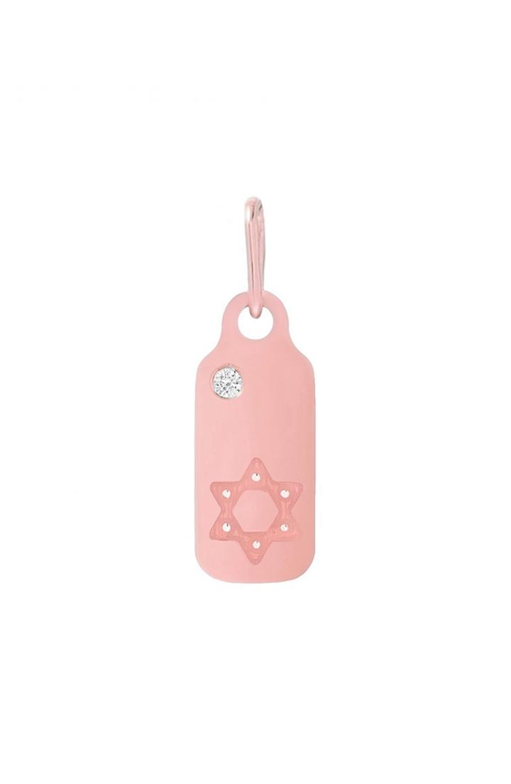 Women's Mini Mini Jewels Icons - Star Of David Diamond Dog Tag