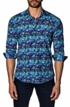 Men's Jared Lang Trim Fit Sport Shirt - Purple