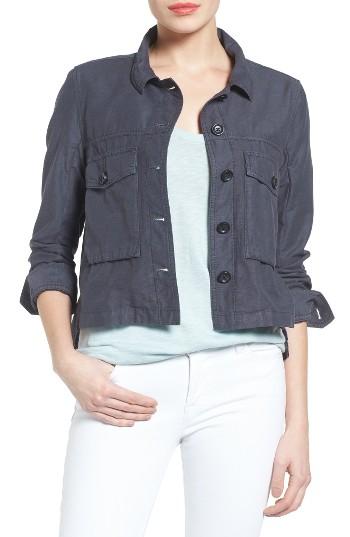 Women's Caslon Swing Jacket - Grey