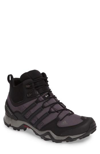 Men's Adidas Terrex Swift R Mid Hiking Boot .5 M - Black