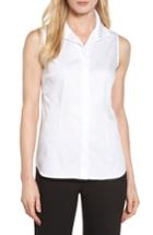 Women's Ming Wang Sleeveless Shirt - White