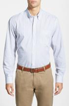 Men's Cutter & Buck 'epic Easy Care' Classic Fit Vertical Pinstripe Wrinkle Resistant Sport Shirt