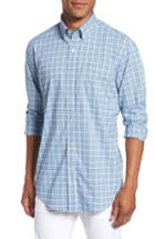 Men's Southern Tide Linville Performance Classic Fit Sport Shirt, Size - Blue