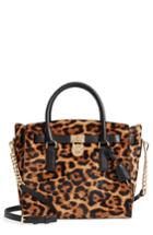 Michael Kors Large Hamilton Genuine Calf Hair Satchel -