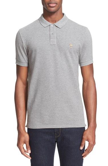 Men's Ps Paul Smith Cotton Pique Polo - Grey