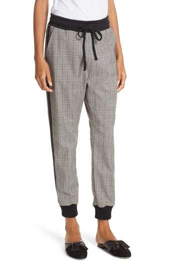 Women's Clu Glen Plaid Jogger Pants - Black