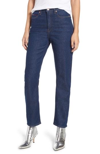 Women's Tommy Jeans 1990 High Waist Straight Leg Jeans X 32 - Blue