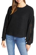 Women's Sanctuary Geneva Lace Top - Black