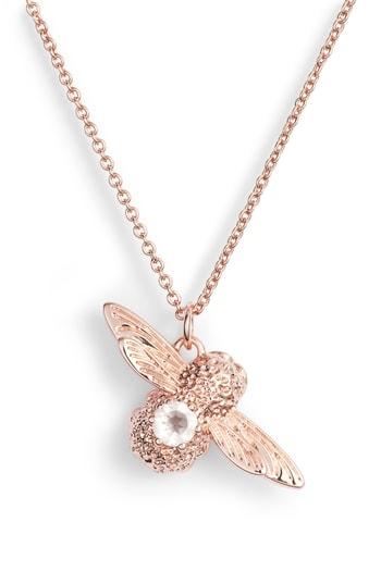 Women's Olivia Burton Bejewelled Bee Pendant Necklace