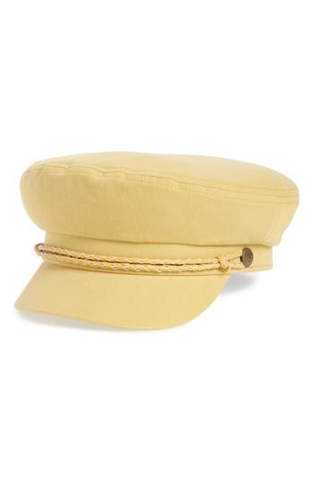Women's Brixton Fiddler Cap - Yellow
