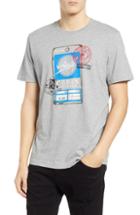 Men's Psycho Bunny Radcot Graphic T-shirt (l) - Grey
