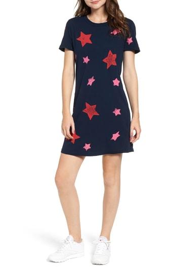 Women's Current/elliott The Beatnik T-shirt Dress - Black