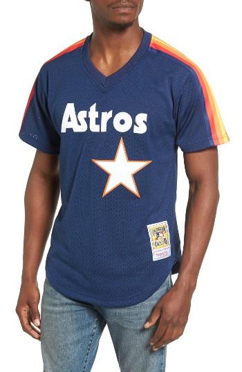 Men's Mitchell & Ness Craig Biggio Houston Astros Authentic Mesh Jersey