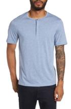 Men's Calibrate Jaspe Short Sleeve Henley - Blue