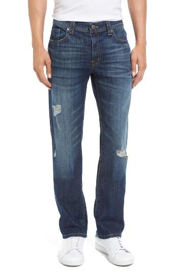 Men's Fidelity Jimmy Ripped Slim Straight Leg Jeans - Blue