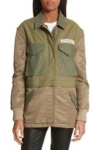 Women's Rag & Bone Modular Field Convertible Cotton Jacket - Green