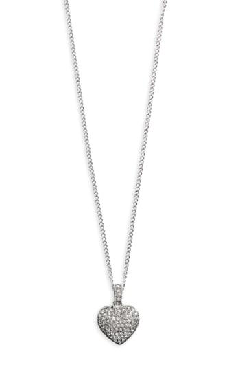 Women's Judith Jack Reversible Pave Heart Pendant Necklace