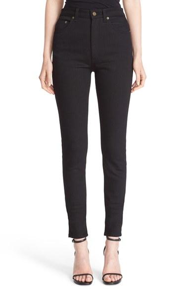 Women's Saint Laurent High Rise Skinny Jeans