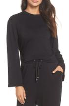 Women's Make + Model Tie Back Kimono Sleeve Top, Size - Black
