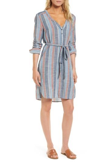 Women's Ag Anna Henley Dress - Blue