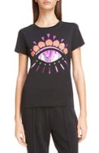 Women's Kenzo Classic Fit Graphic Tee - Black
