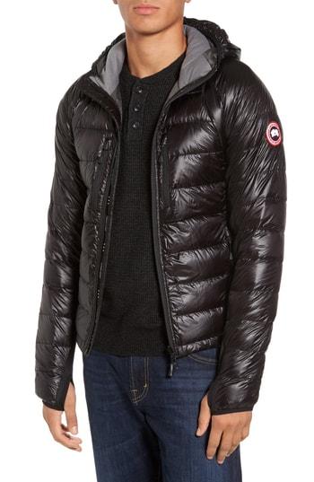 Men's Canada Goose 'hybridge(tm) Lite Hoody' Slim Fit Packable Jacket - Red