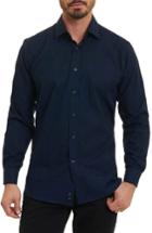 Men's Robert Graham Breezy Fit Sport Shirt, Size Medium - Blue